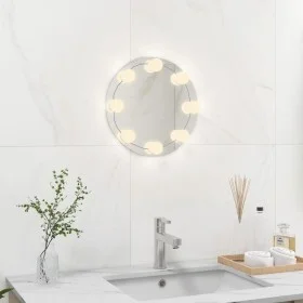 Rahmenloser Wandspiegel mit LED-Leuchten, rundes Glas von vidaXL, Spiegel - Ref: Foro24-3078646, Preis: 28,42 €, Rabatt: %