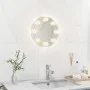 Frameless Wall Mirror with LED Lights Round Glass by vidaXL, Mirrors - Ref: Foro24-3078646, Price: 28,42 €, Discount: %