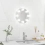 Frameless Wall Mirror with LED Lights Round Glass by vidaXL, Mirrors - Ref: Foro24-3078646, Price: 28,42 €, Discount: %