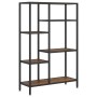Regal aus Sperrholz und Stahl, 80 x 30 x 120 cm von vidaXL, Bücherregale und Regale - Ref: Foro24-336358, Preis: 91,48 €, Rab...