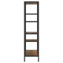 Regal aus Sperrholz und Stahl, 80 x 30 x 120 cm von vidaXL, Bücherregale und Regale - Ref: Foro24-336358, Preis: 91,48 €, Rab...