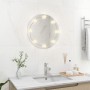 Round glass wall mirror with LED lights by vidaXL, Mirrors - Ref: Foro24-3078640, Price: 38,79 €, Discount: %