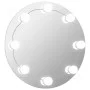 Round glass wall mirror with LED lights by vidaXL, Mirrors - Ref: Foro24-3078640, Price: 40,29 €, Discount: %