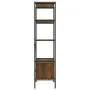 Plywood and steel 5-level cabinet shelf 80x40x163 cm by vidaXL, Bookcases and shelves - Ref: Foro24-336356, Price: 135,47 €, ...