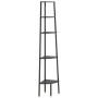 5-stöckiges Eckregal schwarz 45,5x31,5x180 cm von vidaXL, Bücherregale und Regale - Ref: Foro24-336396, Preis: 111,05 €, Raba...