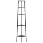 5-stöckiges Eckregal schwarz 45,5x31,5x180 cm von vidaXL, Bücherregale und Regale - Ref: Foro24-336396, Preis: 111,05 €, Raba...
