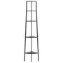 Black 5-tier corner shelf 45.5x31.5x180 cm by vidaXL, Bookcases and shelves - Ref: Foro24-336396, Price: 108,71 €, Discount: %