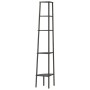 5-stöckiges Eckregal schwarz 45,5x31,5x180 cm von vidaXL, Bücherregale und Regale - Ref: Foro24-336396, Preis: 111,05 €, Raba...