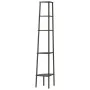 Black 5-tier corner shelf 45.5x31.5x180 cm by vidaXL, Bookcases and shelves - Ref: Foro24-336396, Price: 108,71 €, Discount: %