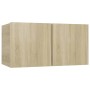 8-teiliges Wohnzimmermöbelset aus Sonoma-Eiche von vidaXL, TV-Möbel - Ref: Foro24-3078983, Preis: 260,22 €, Rabatt: %