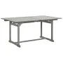 Mesa de comedor jardín madera maciza acacia (160-240)x100x75 cm de vidaXL, Mesas de jardín - Ref: Foro24-316573, Precio: 383,...