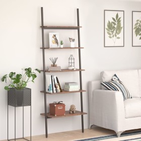 Kippregal 5 Böden dunkelbraun schwarz 64x34x185,5cm von vidaXL, Bücherregale und Regale - Ref: Foro24-336377, Preis: 92,53 €,...