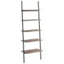 Kippregal 5 Böden dunkelbraun schwarz 64x34x185,5cm von vidaXL, Bücherregale und Regale - Ref: Foro24-336377, Preis: 90,75 €,...
