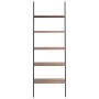 Kippregal 5 Böden dunkelbraun schwarz 64x34x185,5cm von vidaXL, Bücherregale und Regale - Ref: Foro24-336377, Preis: 92,53 €,...