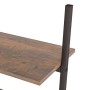 Kippregal 5 Böden dunkelbraun schwarz 64x34x185,5cm von vidaXL, Bücherregale und Regale - Ref: Foro24-336377, Preis: 92,53 €,...