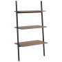 Inclined shelving 3 shelves dark brown black 64x34x116 cm by vidaXL, Bookcases and shelves - Ref: Foro24-336371, Price: 41,37...