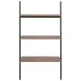 Schrägregal 3 Böden dunkelbraun schwarz 64x34x116 cm von vidaXL, Bücherregale und Regale - Ref: Foro24-336371, Preis: 38,68 €...