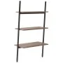 Schrägregal 3 Böden dunkelbraun schwarz 64x34x116 cm von vidaXL, Bücherregale und Regale - Ref: Foro24-336371, Preis: 38,68 €...