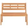 Solid teak wood garden bench 114 cm by vidaXL, garden benches - Ref: Foro24-316634, Price: 195,43 €, Discount: %