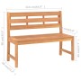 Solid teak wood garden bench 114 cm by vidaXL, garden benches - Ref: Foro24-316634, Price: 198,02 €, Discount: %