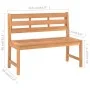 Solid teak wood garden bench 114 cm by vidaXL, garden benches - Ref: Foro24-316634, Price: 195,43 €, Discount: %