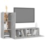TV-Lounge-Möbel-Set 3-tlg. Holztechnik grau Beton von vidaXL, TV-Möbel - Ref: Foro24-3079093, Preis: 106,65 €, Rabatt: %