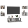 Wohnzimmermöbel-Set 6-teilig betongraues Holzwerkstoff von vidaXL, TV-Möbel - Ref: Foro24-3079080, Preis: 139,56 €, Rabatt: %