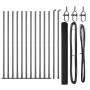 Valla de Alambre Soldado con 13 Postes Flanged Gris 1.4x50 m Acero de , Paneles de vallas - Ref: Foro24-3352598, Precio: 353,...