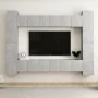 Wohnzimmermöbel Set 10 tlg. Holzwerkstoff grau Beton von vidaXL, TV-Möbel - Ref: Foro24-3079072, Preis: 394,07 €, Rabatt: %