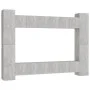 Wohnzimmermöbel Set 10 tlg. Holzwerkstoff grau Beton von vidaXL, TV-Möbel - Ref: Foro24-3079072, Preis: 394,07 €, Rabatt: %