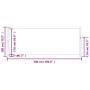 Toldo lateral retráctil para patio marrón 180x500 cm