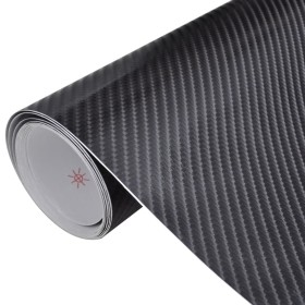 4D car foils 2 units black 100x150 cm by vidaXL, Vehicle vinyls - Ref: Foro24-210722, Price: 23,74 €, Discount: %