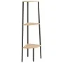 Corner shelving 3 levels light brown black 45.5x31.5x120cm by vidaXL, Bookcases and shelves - Ref: Foro24-336388, Price: 46,9...