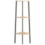 Corner shelving 3 levels light brown black 45.5x31.5x120cm by vidaXL, Bookcases and shelves - Ref: Foro24-336388, Price: 47,7...