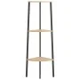 Corner shelving 3 levels light brown black 45.5x31.5x120cm by vidaXL, Bookcases and shelves - Ref: Foro24-336388, Price: 46,9...