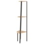 Corner shelving 3 levels light brown black 45.5x31.5x120cm by vidaXL, Bookcases and shelves - Ref: Foro24-336388, Price: 47,7...