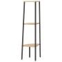 Corner shelving 3 levels light brown black 45.5x31.5x120cm by vidaXL, Bookcases and shelves - Ref: Foro24-336388, Price: 47,7...