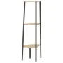 Corner shelving 3 levels light brown black 45.5x31.5x120cm by vidaXL, Bookcases and shelves - Ref: Foro24-336388, Price: 46,9...