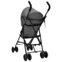 Hellgrauer und schwarzer Kinderwagen aus Stahl von vidaXL, Kinderwagen - Ref: Foro24-10395, Preis: 79,24 €, Rabatt: %