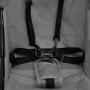 Hellgrauer und schwarzer Kinderwagen aus Stahl von vidaXL, Kinderwagen - Ref: Foro24-10395, Preis: 79,24 €, Rabatt: %