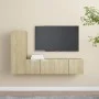 Juego de muebles de salón 3 piezas roble Sonoma de vidaXL, Muebles TV - Ref: Foro24-3078988, Precio: 109,55 €, Descuento: %