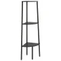 Corner shelf with 3 shelves black 45.5x31.5x120 cm by vidaXL, Bookcases and shelves - Ref: Foro24-336390, Price: 52,97 €, Dis...