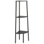 Eckregal mit 3 Einlegeböden schwarz 45,5x31,5x120 cm von vidaXL, Bücherregale und Regale - Ref: Foro24-336390, Preis: 53,98 €...