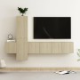 5-teiliges Wohnzimmermöbelset aus Sonoma-Eiche von vidaXL, TV-Möbel - Ref: Foro24-3078968, Preis: 150,68 €, Rabatt: %