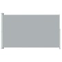 Toldo lateral retráctil para patio gris 200x300 cm