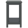 Solid dark gray pine wood bedside tables 35x30x47 cm by vidaXL, Nightstands - Ref: Foro24-322214, Price: 38,93 €, Discount: %