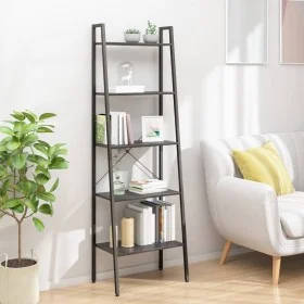 Standing shelving unit with 5 black shelves 56x35x174 cm by vidaXL, Bookcases and shelves - Ref: Foro24-336369, Price: 78,00 ...