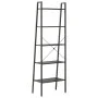 Standing shelving unit with 5 black shelves 56x35x174 cm by vidaXL, Bookcases and shelves - Ref: Foro24-336369, Price: 78,00 ...