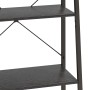 Standing shelving unit with 5 black shelves 56x35x174 cm by vidaXL, Bookcases and shelves - Ref: Foro24-336369, Price: 79,23 ...