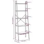 Standing shelving unit with 5 black shelves 56x35x174 cm by vidaXL, Bookcases and shelves - Ref: Foro24-336369, Price: 78,00 ...